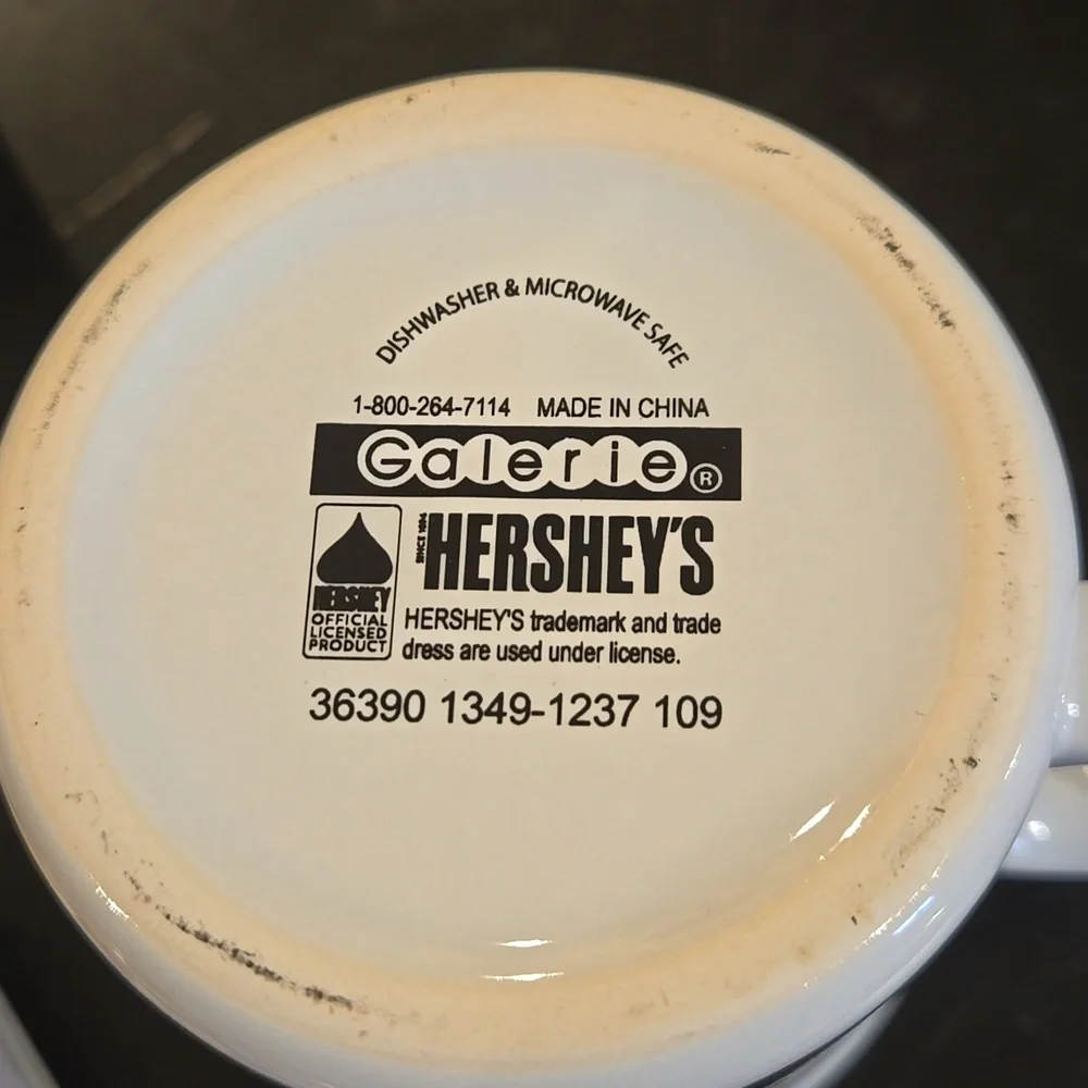 Hershey's S'more Ceramic Mugs. Set of 2.